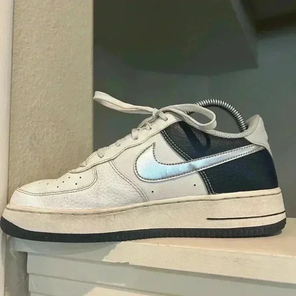 Nike Air Force 1 LV8 Low White - DQ6048-100 Size 6Y - Picture 3 of 9